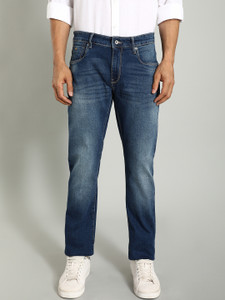 INDIAN TERRAIN Tapered Fit Men Blue Jeans