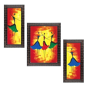 indianara 3 pc set of still life paintings without glass 52 x 125 95 x 125 52 x 125 inch 6 x 13 102 x 13 6 x 13 inch copper brown