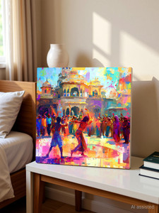 Indianara Indian Traditional Canvas Art Painting for