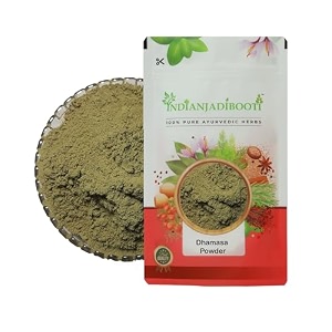 indianjadibooti pure dhamasa powder fagonia cretica  traditional ayurvedic botanical for systemic cooling skin radiance amp holistic wellness 100 grams pack
