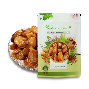 indianjadibooti whole dried plum  aloo bukhara alu bukhara  premium natural dried fruit for chutneys snacking amp digestive health  sweet amp tangy  250 grams pack