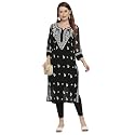 indiankala4u Lucknow Chikankari Hand Embroidered Kurta for