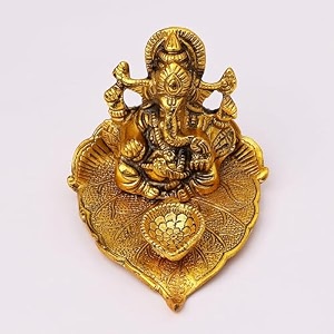 indianshelf ganapati diya for diwali decorative oil lamps with lord ganesha idol traditional deep deepam deepak diwali diyas for pooja mandir home amp temple decor festive lighting amp gifting