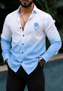 indicare Men Dyed Ombre Casual Multicolor Shirt