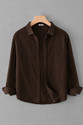 indicare Men Solid Casual Brown Shirt
