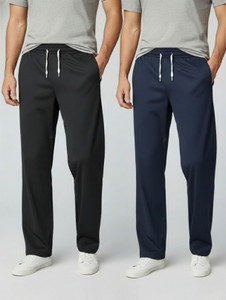 INDICLUB Loose Fit Men Black Dark Blue