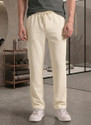 INDICLUB Men Self Design Beige Track Pants