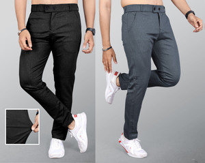 INDICLUB Regular Fit Men Multicolor Trousers