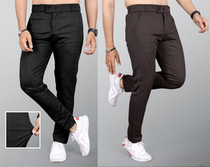 INDICLUB Regular Fit Men Multicolor Trousers
