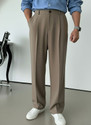 INDICLUB Relaxed Men Brown Trousers