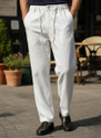 INDICLUB Relaxed Men White Trousers