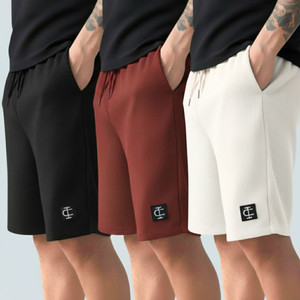 INDICLUB Solid Men Black Maroon White Sports