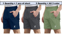 INDICLUB Solid Men Multicolor Regular Shorts