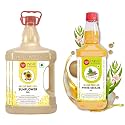 IndicWisdom Wood Pressed Oils (Sunflower Oil 5 Liter | White Sesame Oil 500 ML) (Cold Pressed Oil - Extracted on Wooden Churner)