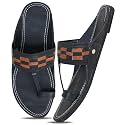 IndieStride Ethnic Black Sandals For Boys amp