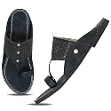 IndieStride Ethnic Black Sandals For Boys amp