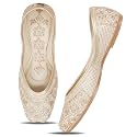 IndieStride Women39s Embroidered Rajasthani Mojari Jutti 