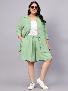 indietoga Shirt Regular Shorts Co-ords Set