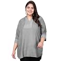 Indietoga Women39s Plus Size Embroidered Cotton Linen