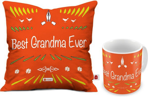 indigifts cushion greeting card gift set