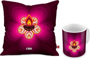 indigifts cushion greeting card gift set