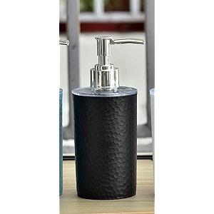 indiginous unbreakable soap dispenser bottle set with pump for handwash in bathroom kitchen sink multicolor plastic body and chrome finish on top multicolor blue 1