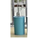 INDIGINOUS Unbreakable Soap Dispenser Bottle Set with Pump for handwash in Bathroom, Kitchen Sink, Multicolor Plastic Body and Chrome Finish on Top (Multicolor Blue, 1)