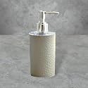 INDIGINOUS Unbreakable Soap Dispenser Bottle Set with Pump for handwash in Bathroom, Kitchen Sink, Multicolor Plastic Body and Chrome Finish on Top (Grey_1, 1)