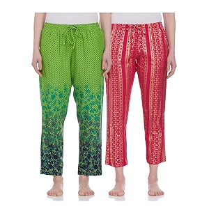 Indigo Women Rayon Regular Pajama