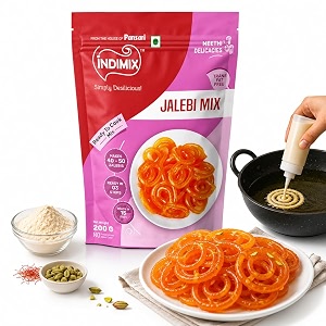indimix instant jalebi mix 200g