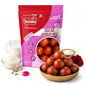 indimix gulab jamun mix 200g
