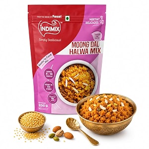 indimix ready to cook moong dal halwa 200 g