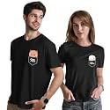 INDISSH Couple Love Printed 100 Cotton Tshirt