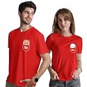 INDISSH Couple Love Printed 100 Cotton Tshirt