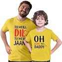 INDISSH Father Son Matching Printed Cotton Tshirt