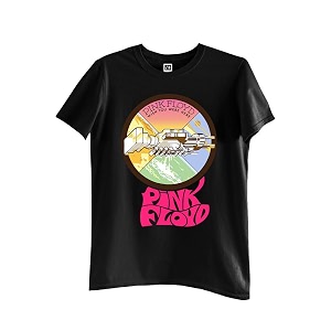 INDISSH Mens Solid Regular Fit T-Shirt Black