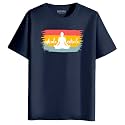 INDISSH Women39s Regular Fit Half-Sleeves YOGA22 Themed