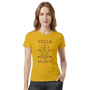 INDISSH Yoga Tshirt for Women Cotton