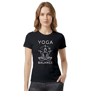 INDISSH Yoga Tshirt for Women Cotton