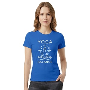 INDISSH Yoga Tshirt for Women Cotton