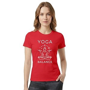 INDISSH Yoga Tshirt for Women Cotton