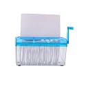 Inditradition Manual Paper Shredder Machine | Hand Operated Paper Cutter | A4 Paper Compatible, Strong Steel Blades (Transparent)