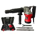 Inditrust 1700W 5.6kg Demolition Hammer Copper Armature and Coil with 2 chisels and a carrying box, Concrete Breaker with 6 MONTHS WARRANTY (RED)