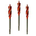Inditrust Auger bit for Drilling Wood, Plastic and etc (10x160mm, 12x160mm &amp; 14x160mm)