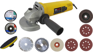 inditrust 900w angle grinderith 10 accessories for cutting buffing grinding polishing angle grinder