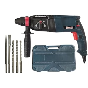 inditrust dumdaar dm26 1600w 26mm hammer drill with sds drill bits and chisels blue 100 copper winding