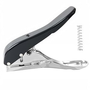 inditrust heavy duty single hole punch machine 8mm paper punch for paper id cards pvc sheets plastic cardboard amp craft work