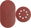 Inditrust new 10 Pcs 7inch Size P180 (180 Grit) Round Sand Paper velcro disc/Sandpaper Emery Sandpaper (P180, (7inch) Pack of 10)