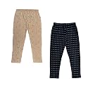 indi weaves Girls' Regular Fit Capris (Pack of 2)