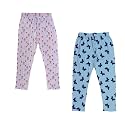 IndiWeaves Girls' Regular Fit Capris (Pack of 2) (71800-0973-IW-Y-P2-34_Purple &amp; Sky Blue_11-12 Years)